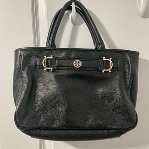 Tory Burch Genuine Black Leather Purse